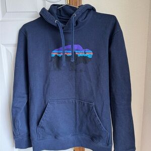 Patagonia medium dark blue hoodie